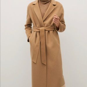 Mango hand made wool coat (50% wool)